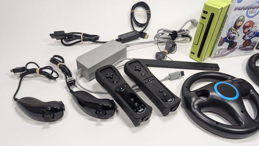 UNIQUE One of a kind Nintendo Wii Mario Kart Set / Complete! READ Below