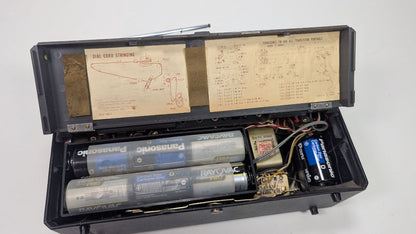 Vintage National Panasonic 12-Transistor Radio ▪ Model T-100MD ▪ Works