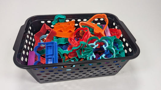 Set of 40+ Plastic Cookie Cutter Molds