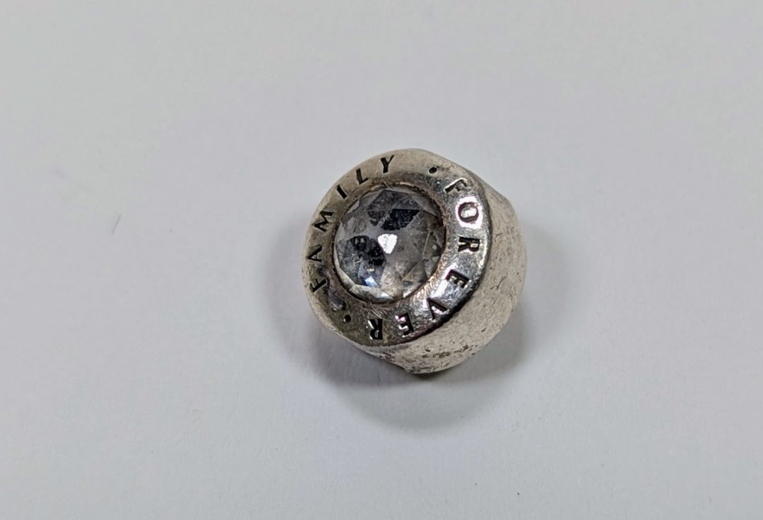 Genuine Pandora Family Forever Charm VGC Silver Large CZ 791884CZ s925 ALE