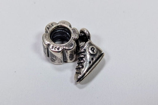 Pandora Sterling Silver High Top Sneaker Sports Running Shoe Dangle Charm 790350