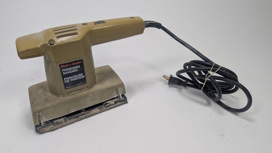 Vintage Black & Decker 7404 Finishing Sander Tested