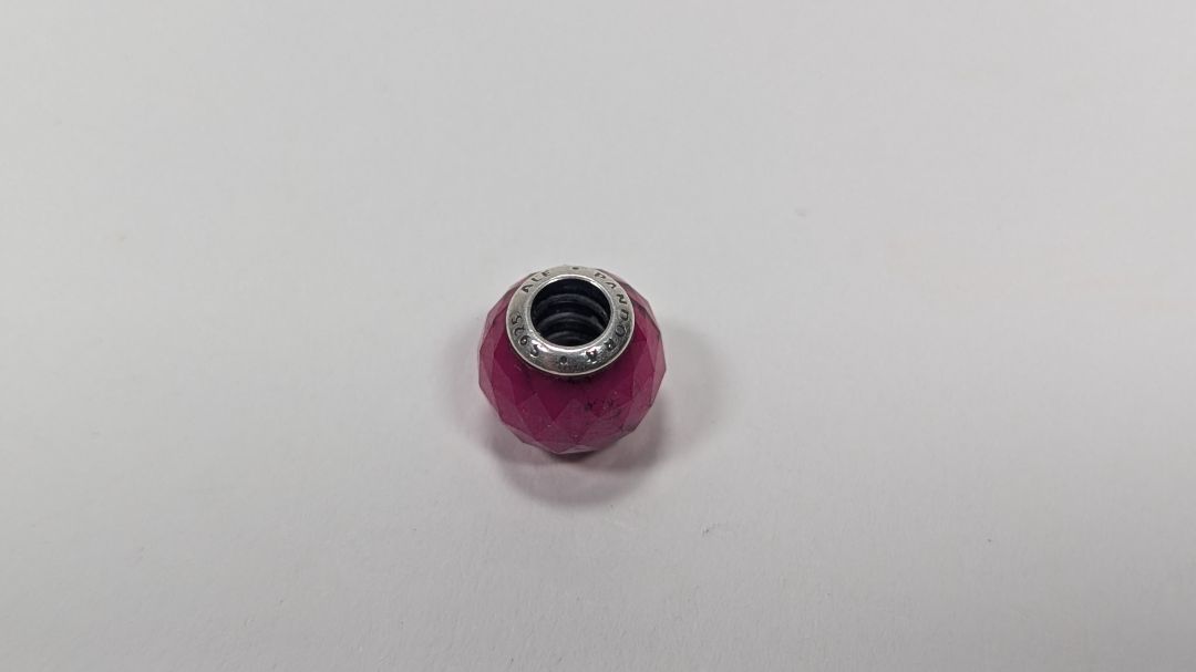 Authentic Pandora Essence Collection Happiness Synthetic Ruby Bead 796076SRU