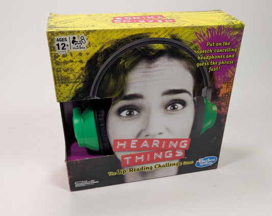 New! Hasbro Hearing Things Game - Lip Reading Challenge