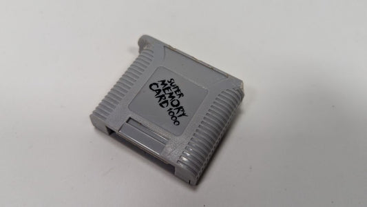 Super Memory Card 1000 For Nintendo 64 N64 Gray Tested