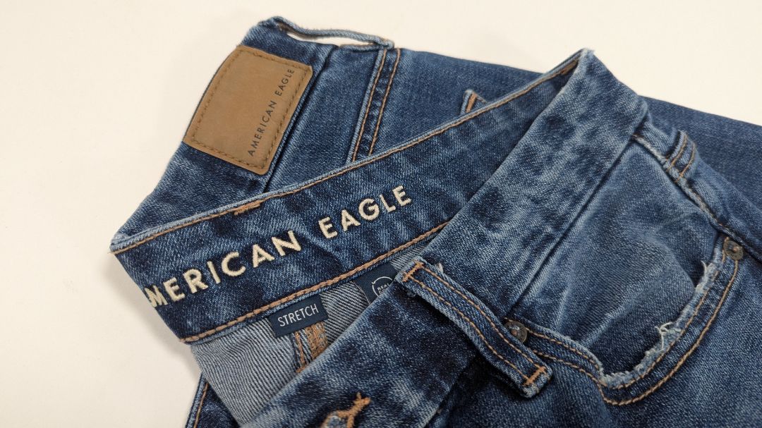 American Eagle Curvy Stovepipe Jeans - Size 8L and 10L
