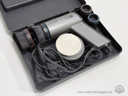 Philips HG Electric Shoe Polishing Kit Shoe Care Polisher Brush Set with Case