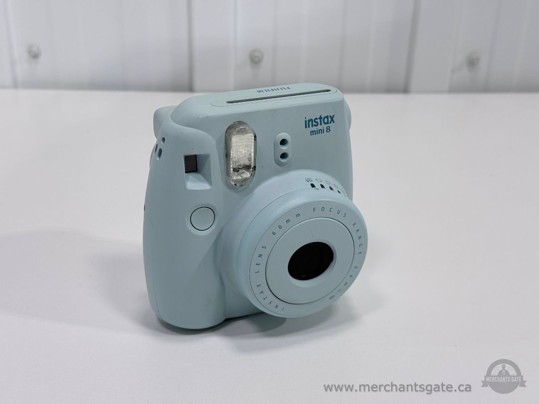 Fujifilm Instax Mini 8 Instant Camera Light Blue Tested Working