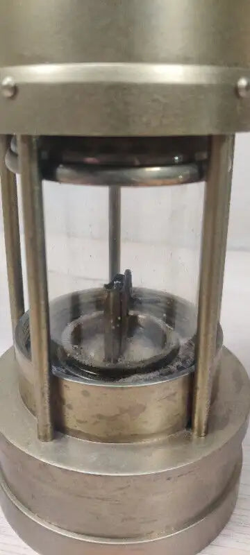 *Vintage* Cambrian Clanny & Davy Brass Miners Safety Lantern