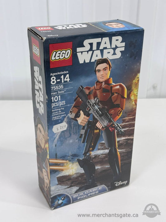 New LEGO Star Wars Han Solo Buildable Figure 75535 Retired Set 101 Pieces