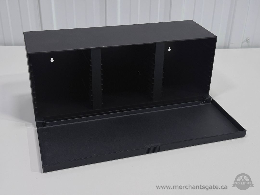 Laserline CD Storage Case 36 Disc Capacity Black Media Organizer Holders Set Of 2