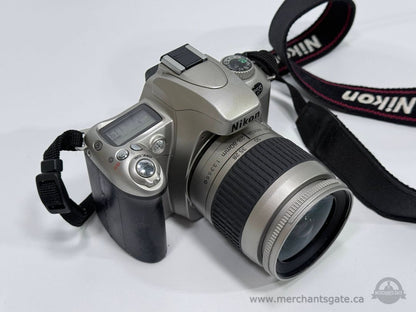 Nikon F55 35mm Film Camera with 28 80mm Lens Strap Tested Working